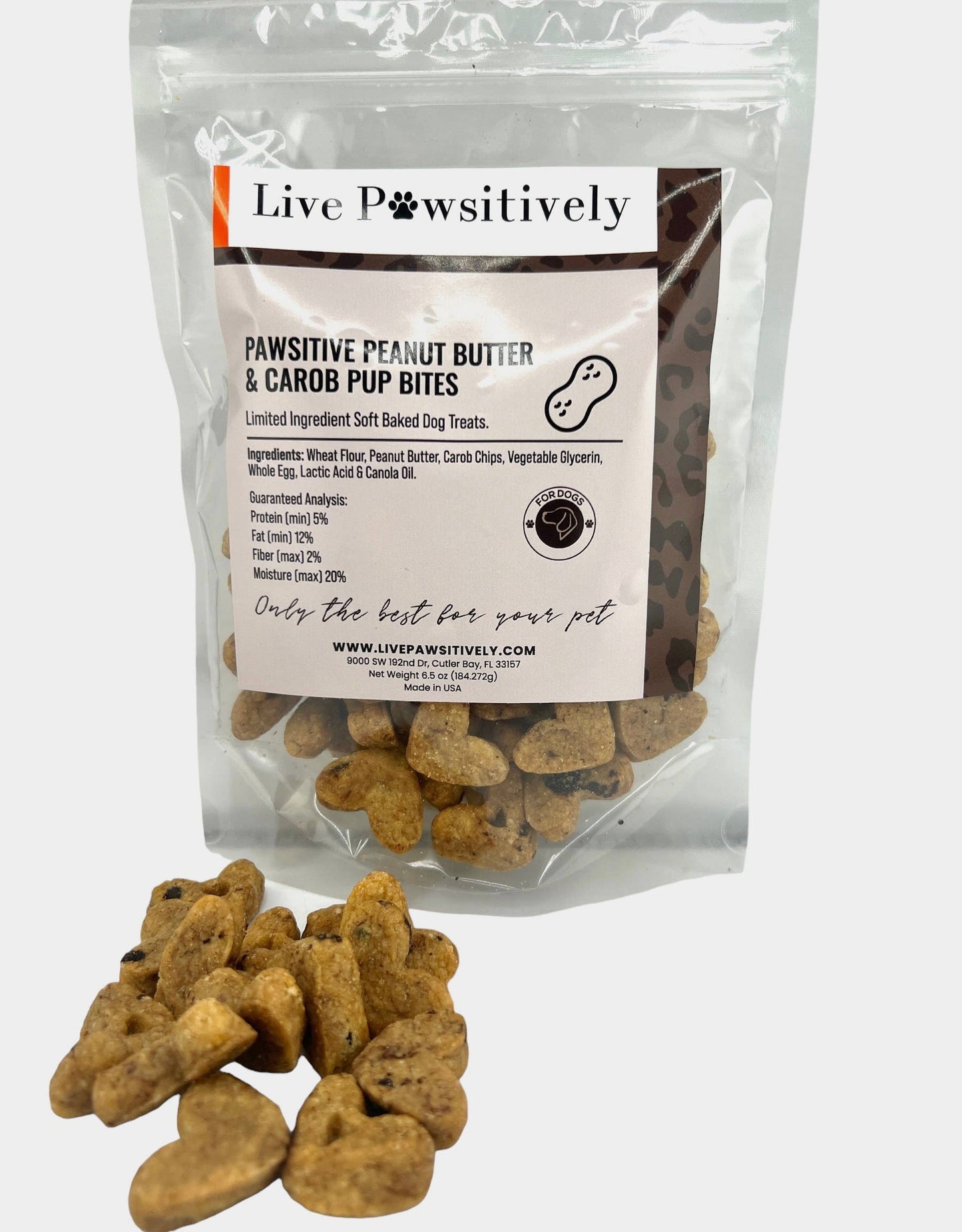 Pawsitive Peanut Butter & Carob Pup Bites