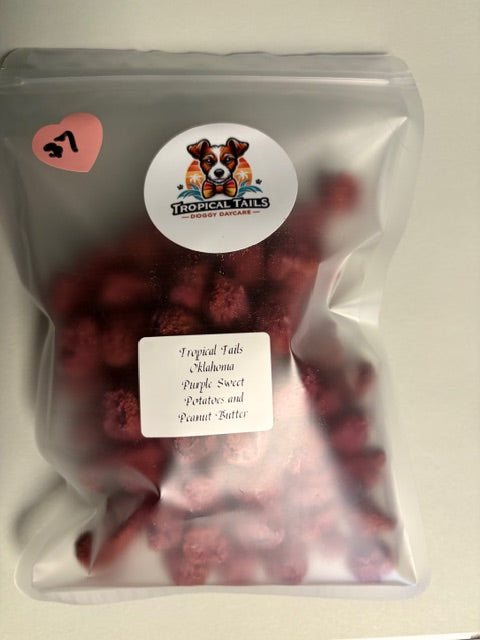 Peanut Butter Purple Sweet Potato Balls