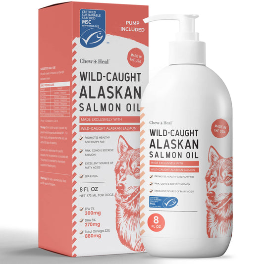 MSC-Certified Sustainable Pure Wild Alaskan Salmon Oil: Large