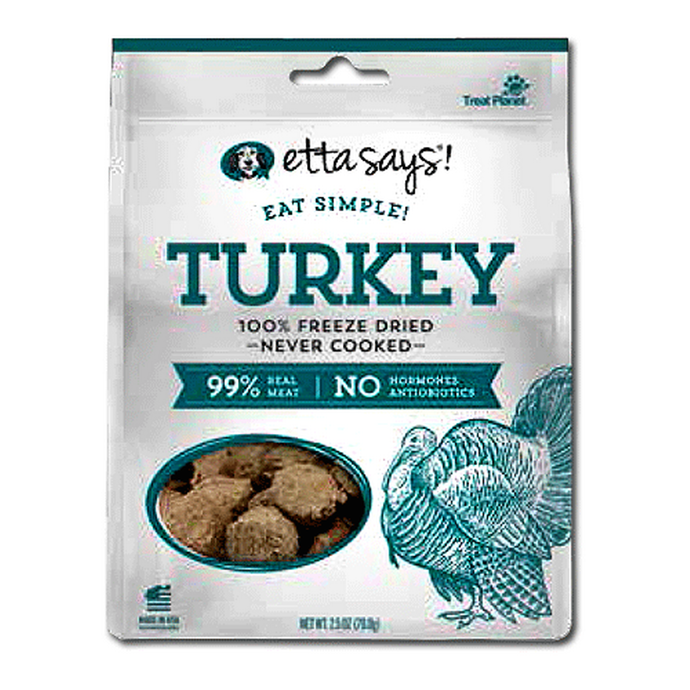 Etta Says! Eat Simple! Freeze Dried Treats Turkey 2.5oz