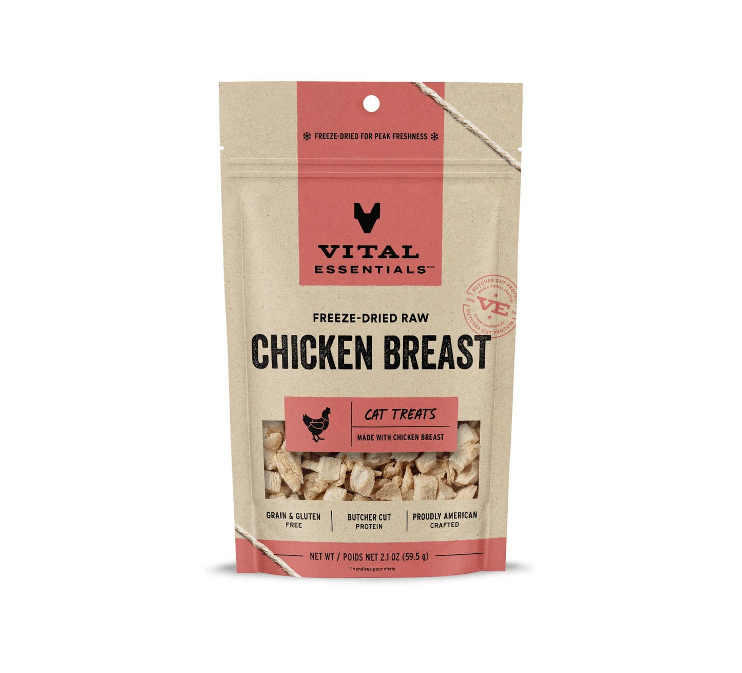Vital Essentials Freeze-Dried Raw Chicken Breast Cat Treats