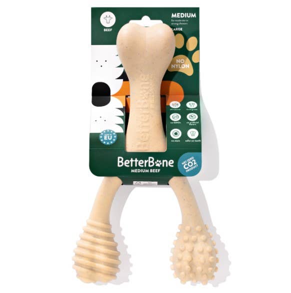 BetterBone Medium Beef Dog Chew Toy Large