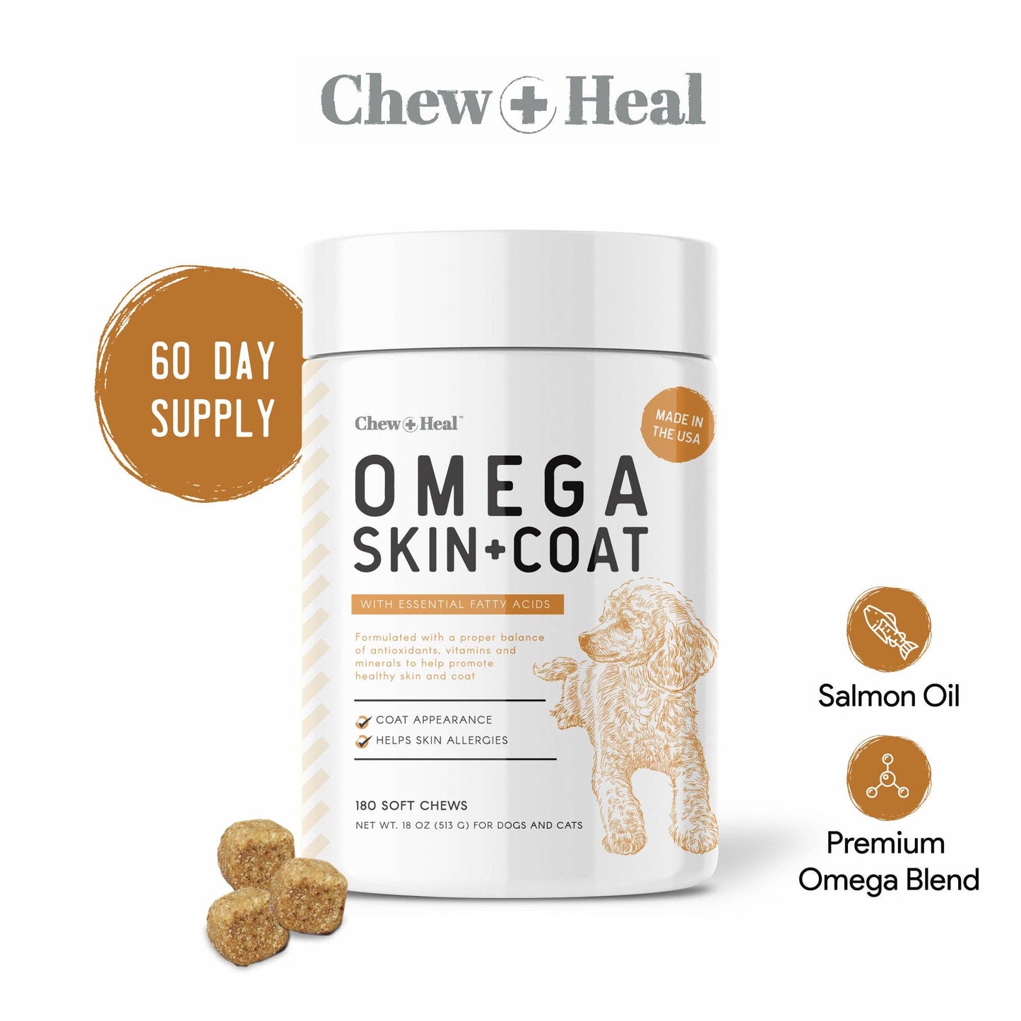 Omega Skin & Coat Supplement: Single