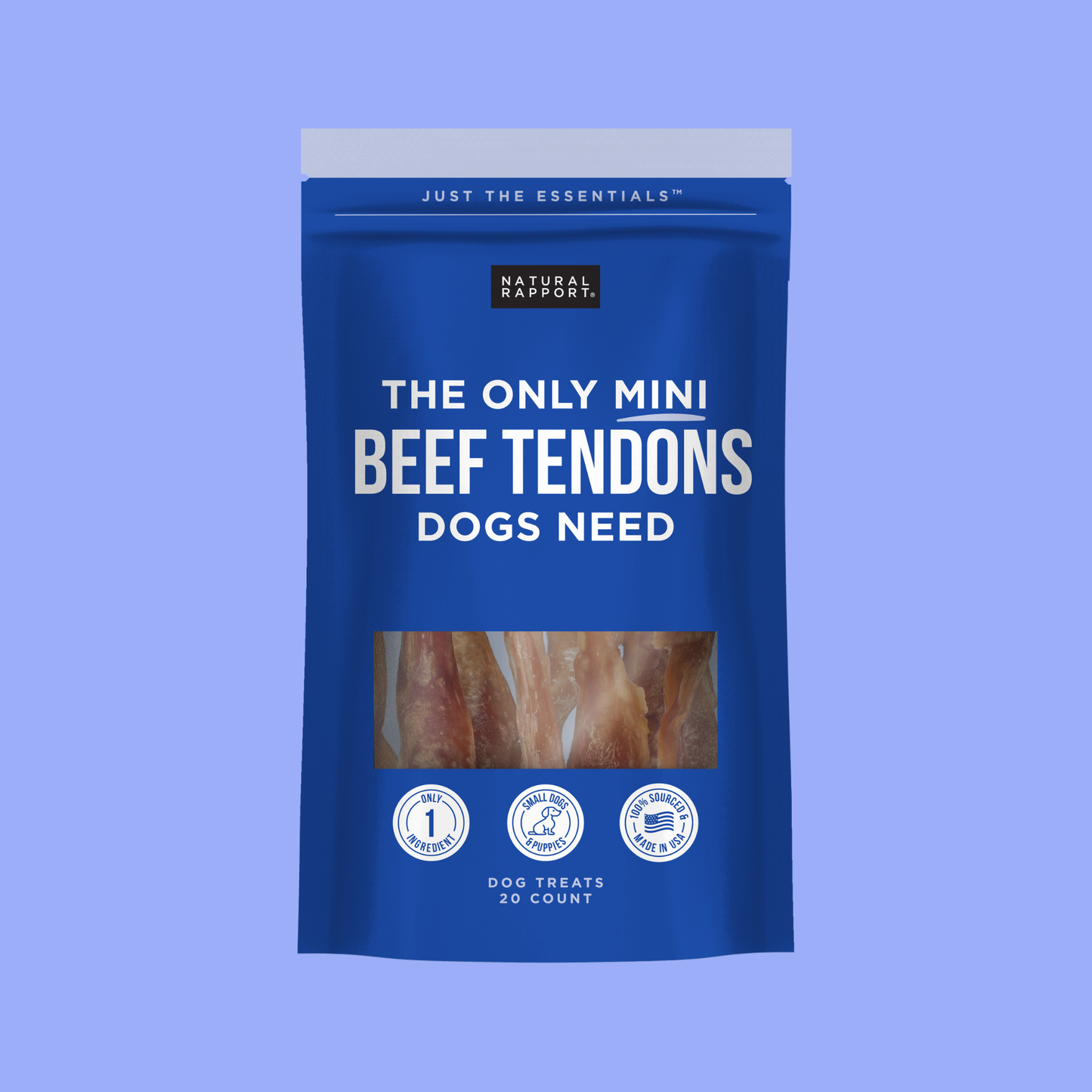 The Only Beef Tendon Chews Dogs Need: Regular - 10 count