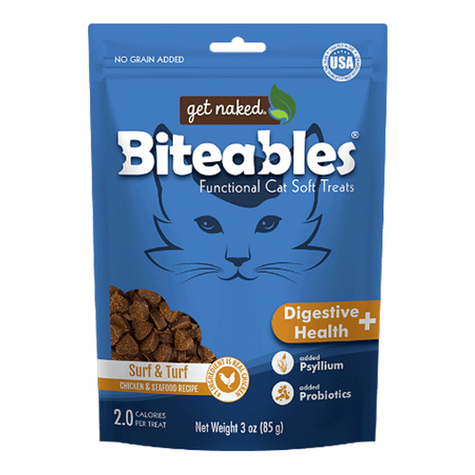 Get Naked Biteables Digestive Plus Cat Treats 3oz