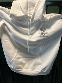 White Hoodie Sweatshirt