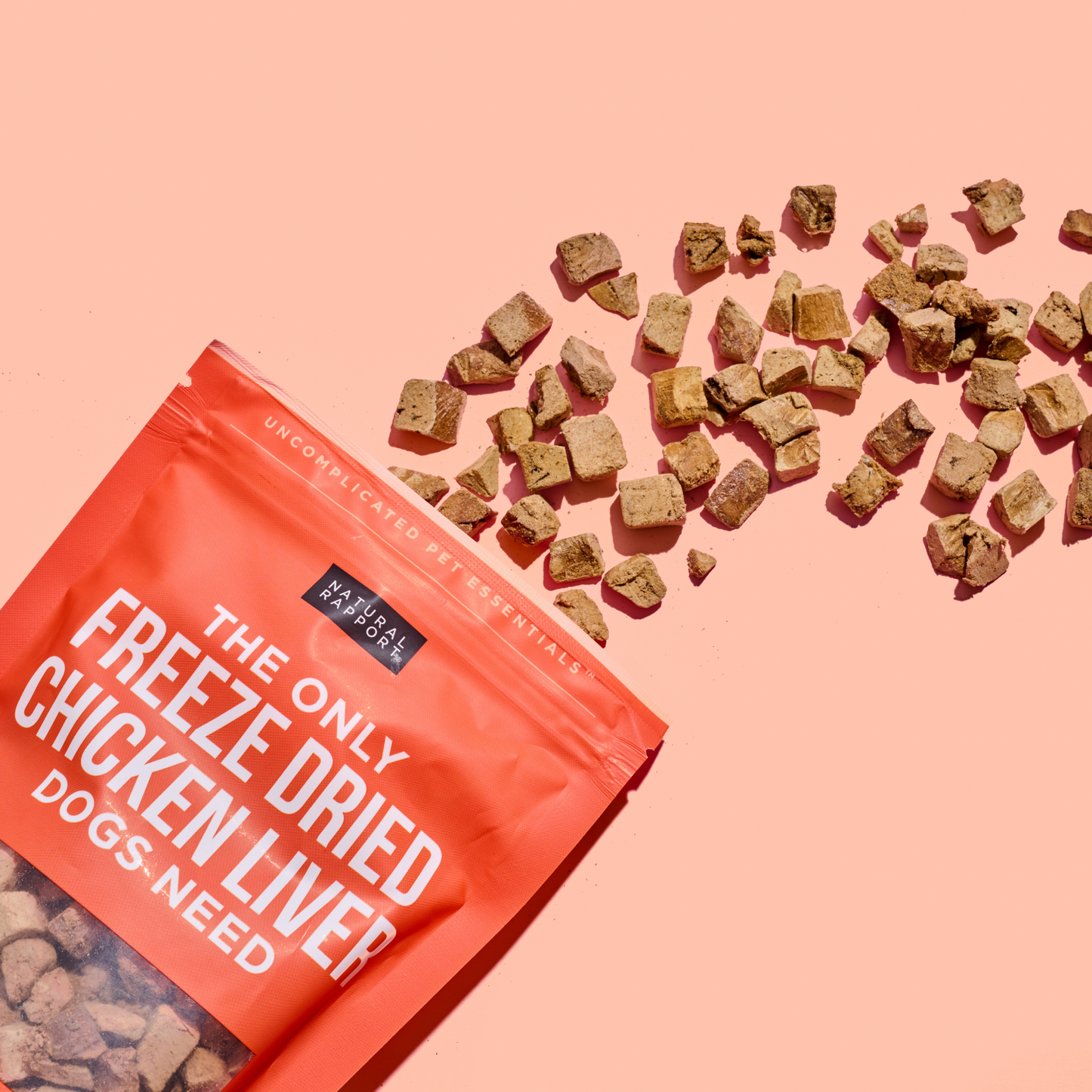 The Only Freeze Dried Chicken Liver Dogs Need: 8 oz bag