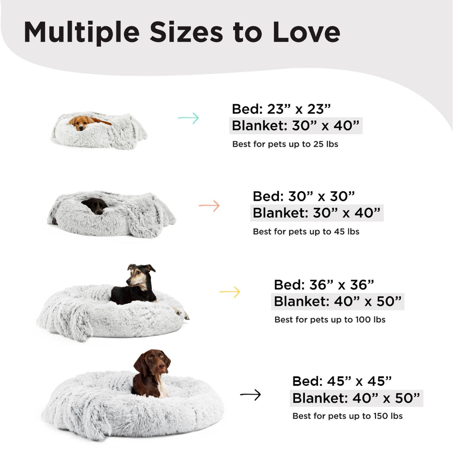 Donut Anxiety Bed and Blanket Frost 23"x23"