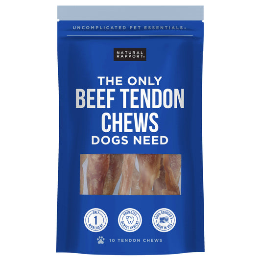 The Only Beef Tendon Chews Dogs Need: Regular - 10 count